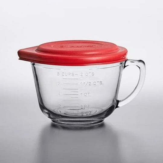 anchor-hocking-91557ahg17-2-qt-8-cups-glass-measuring-cup-batter-bowl-with-red-lid-clear-1