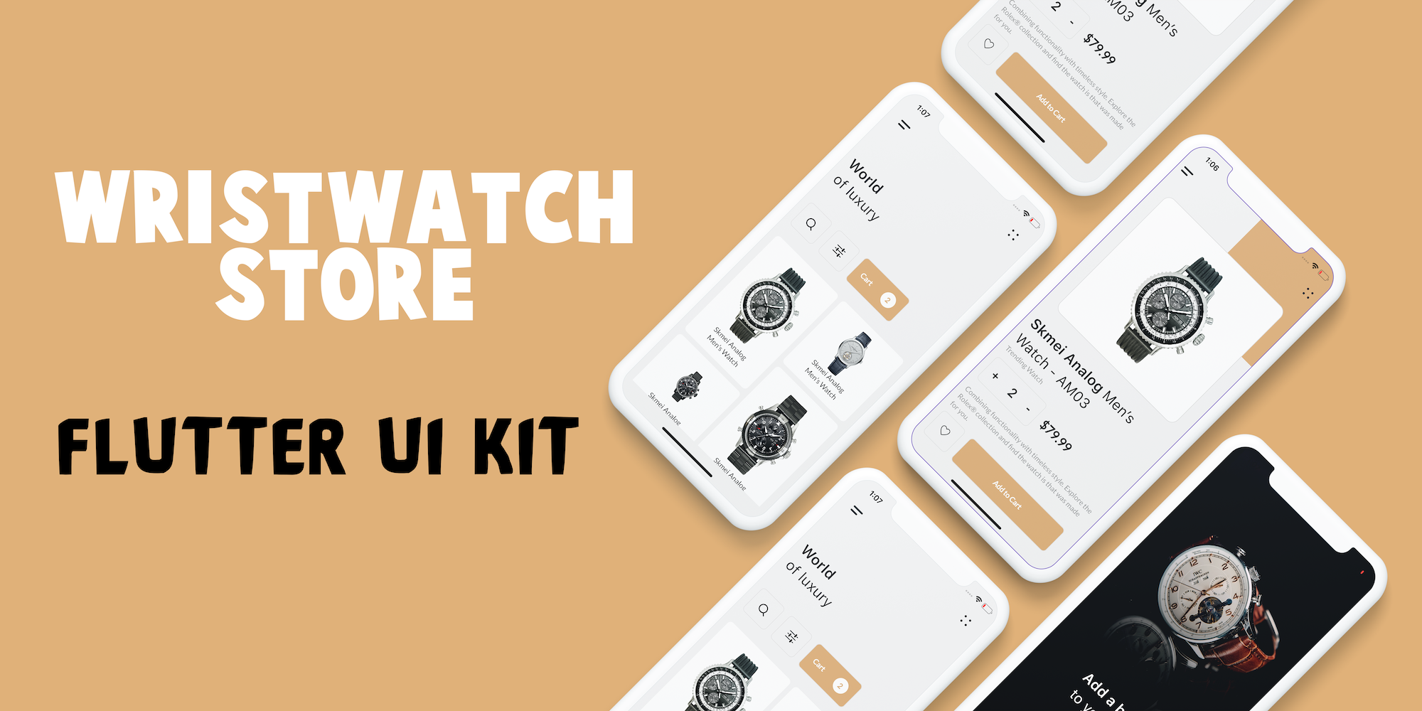 Wrist Watch Store UI Kit