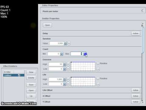 Particle Editor Usage
