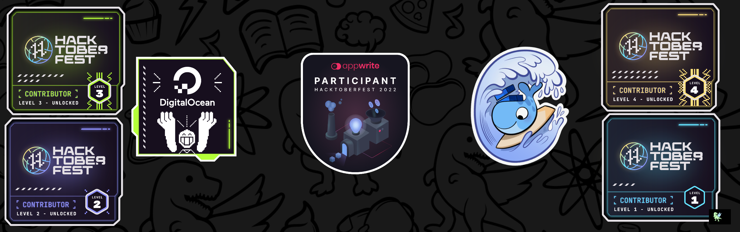 @man07har's Holopin board