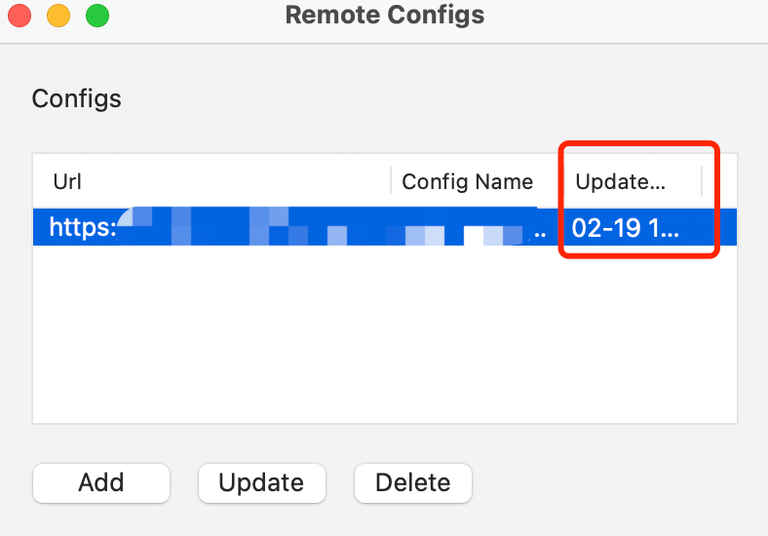 ClashX Remote Configs