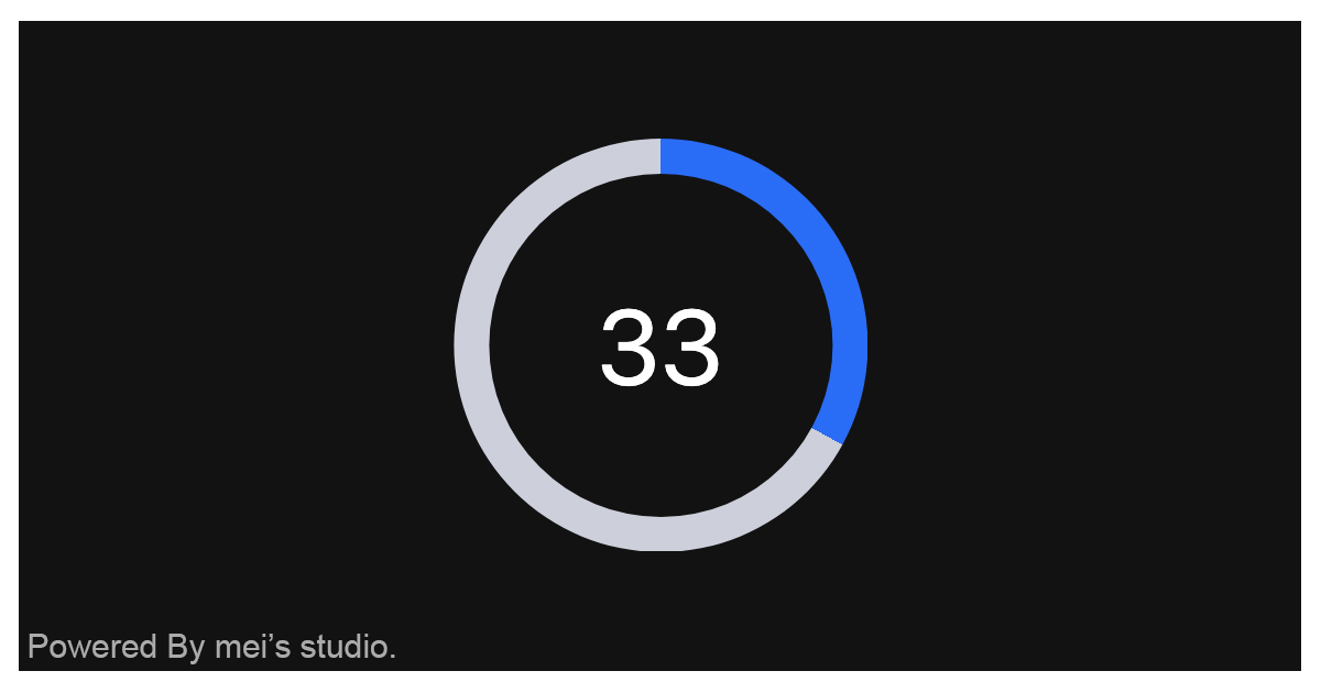 GitHub - meistudioli/msc-circle-progress: provides progress with circle ...