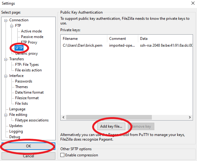 sftp example