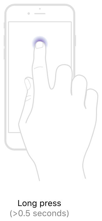 图3-2 Long-press gesture