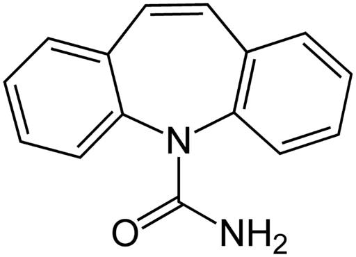 Carbamazepine Structural Formulae