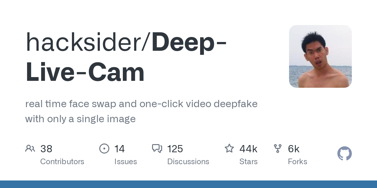 hacksider / Deep-Live-Cam