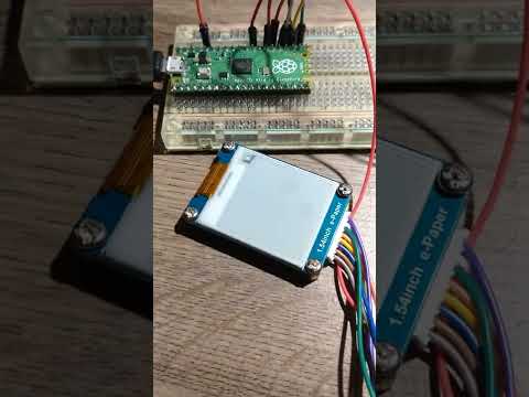 Video of E-Paper Demo working