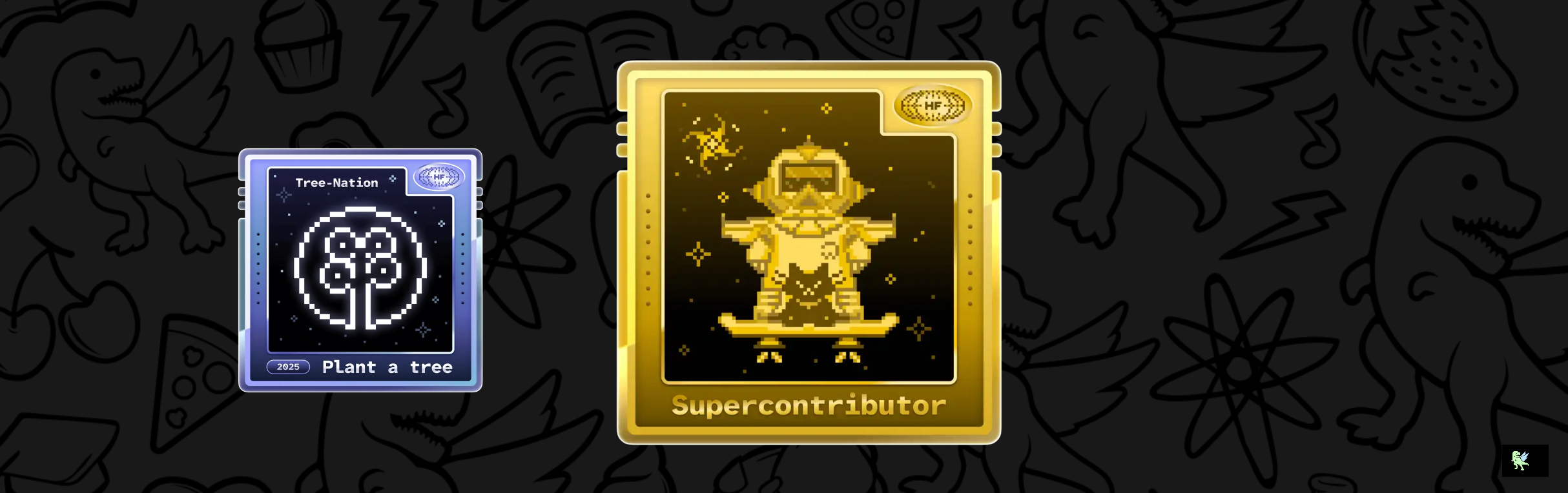 An image of @hudsonthomas's Holopin badges, which is a link to view their full Holopin profile