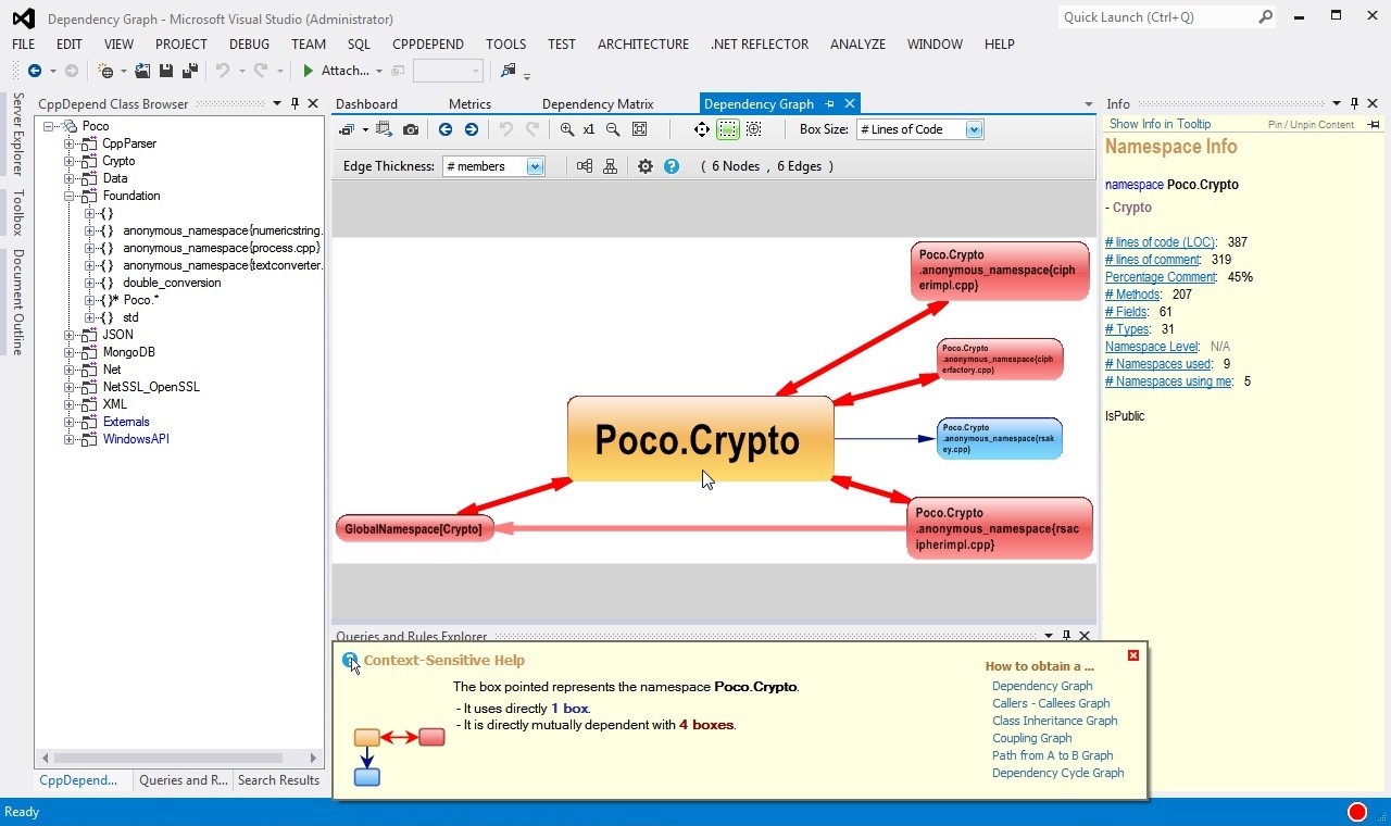 Visual Studio Integration Screenshot