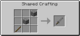 Stone Katana Crafting Recipe