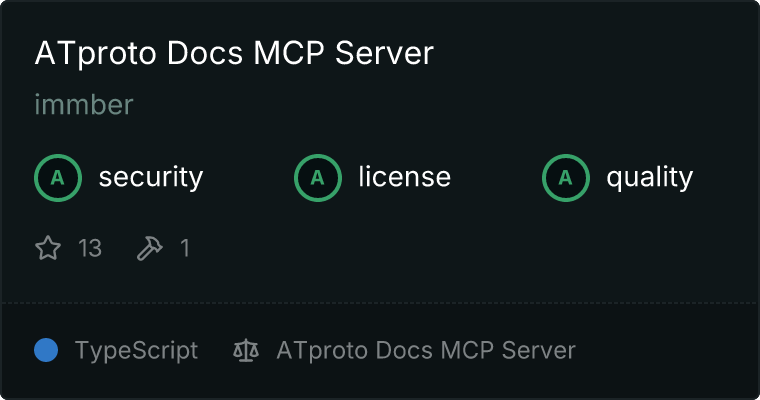 ATproto Docs Server MCP server