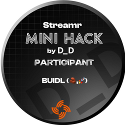 Streamr Mini Hack by D_D | Participant