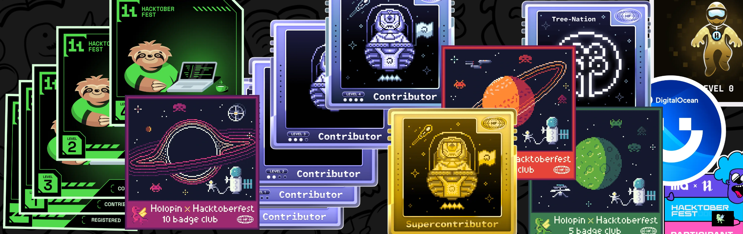 An image of @deepraj21's Holopin badges, which is a link to view their full Holopin profile