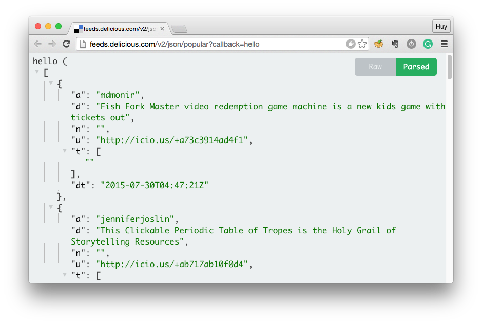 GitHub - huytd/chrome-json-formatter: JSON Formatter for Google Chrome ...