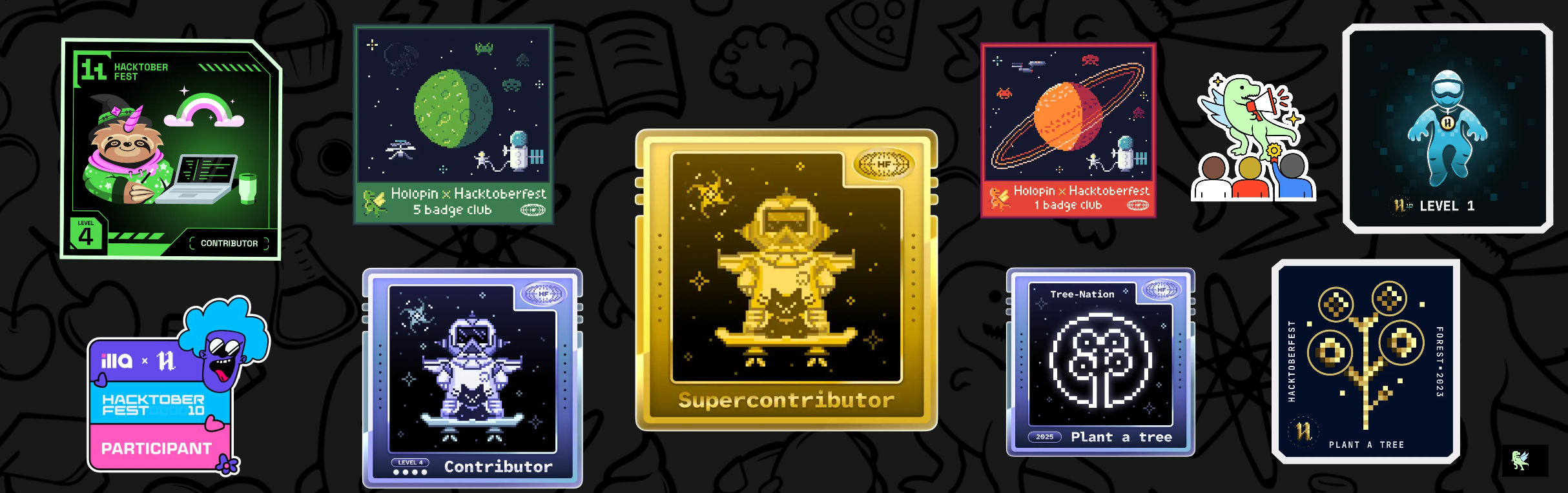 @darkmatter999's Holopin badges