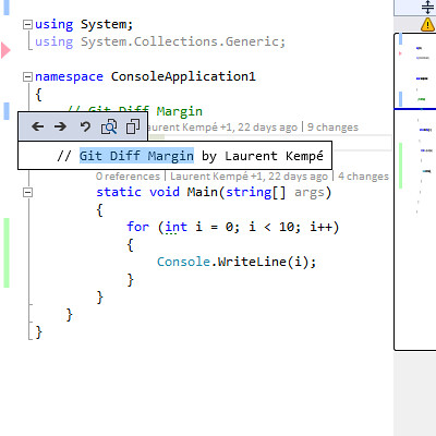 GitDiffMargin