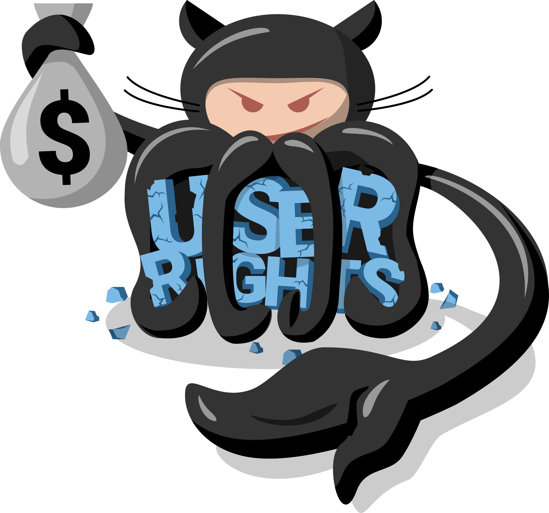 Logo of the GiveUpGitHub campaign)