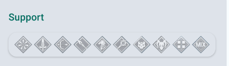 Battle Configs - Support Selection | Class Selection