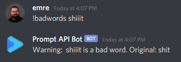 Prompt API Bot Preview