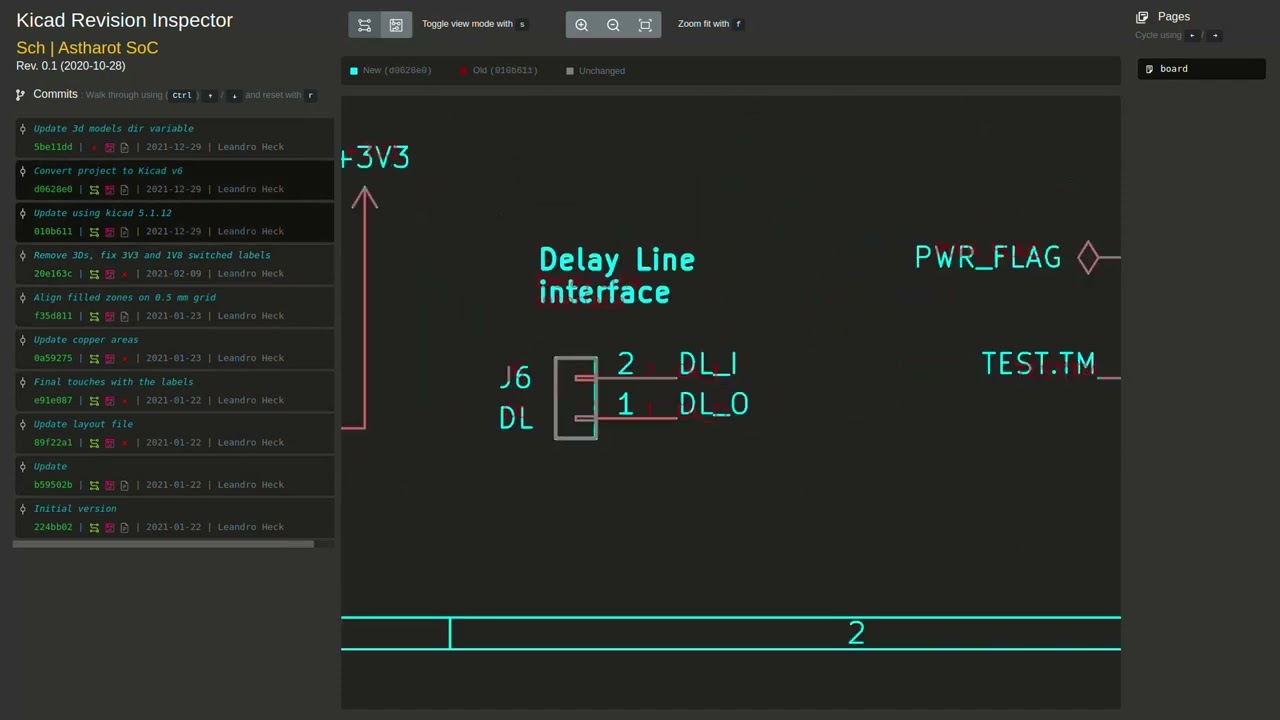 Kicad Revision Inspector Demo