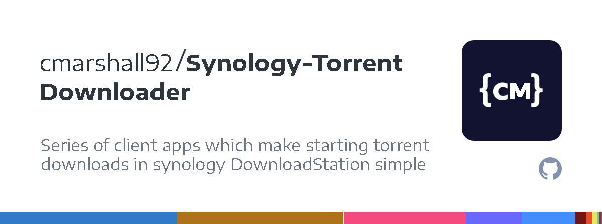 https://github.com/CMarshall92/SynologyTorrentDownloader