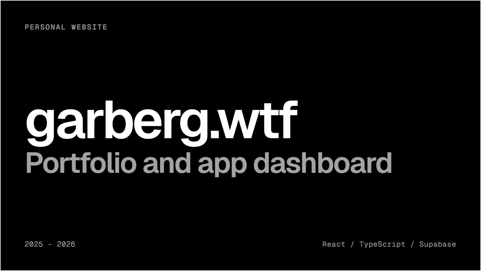 garberg.wtf