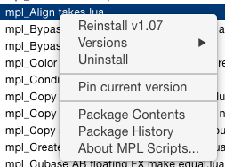 Package Actions