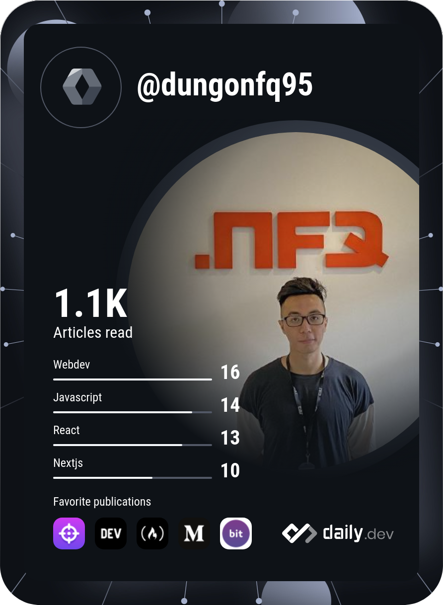 dungonfq's Dev Card