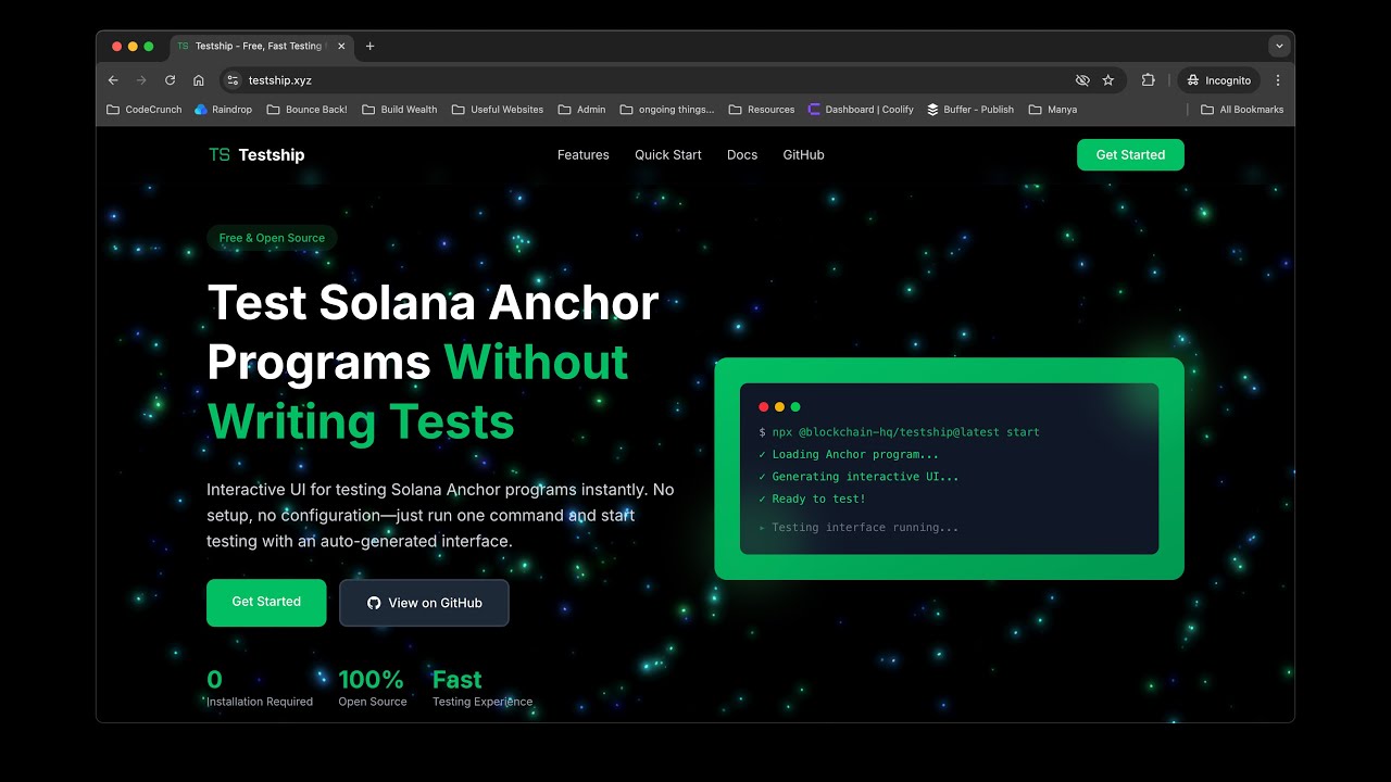 Testship Demo