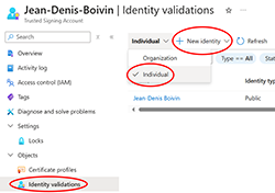 Create account