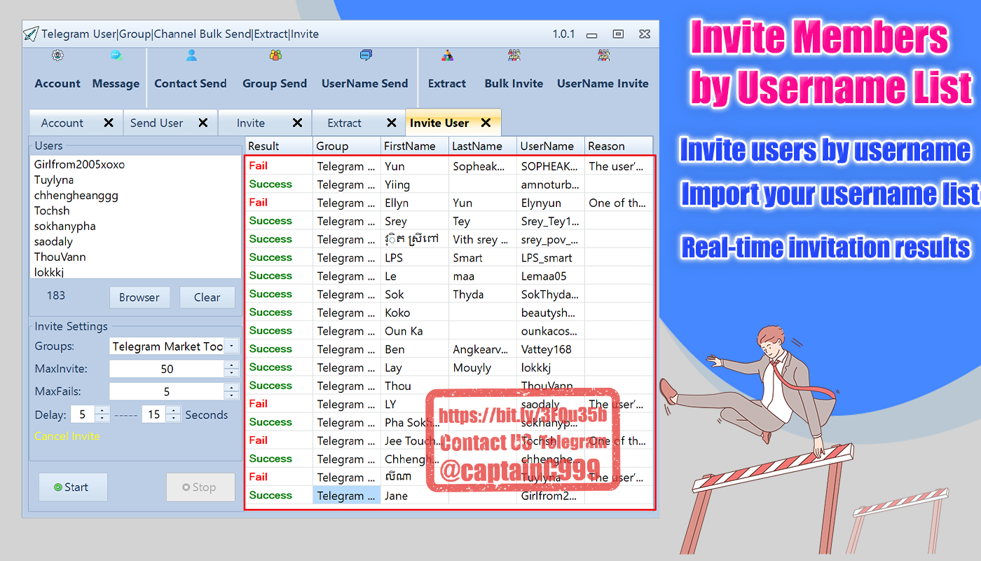 Telegram Bulk Sender|Extract|Scraper|Invite Market Pro 1.0.1