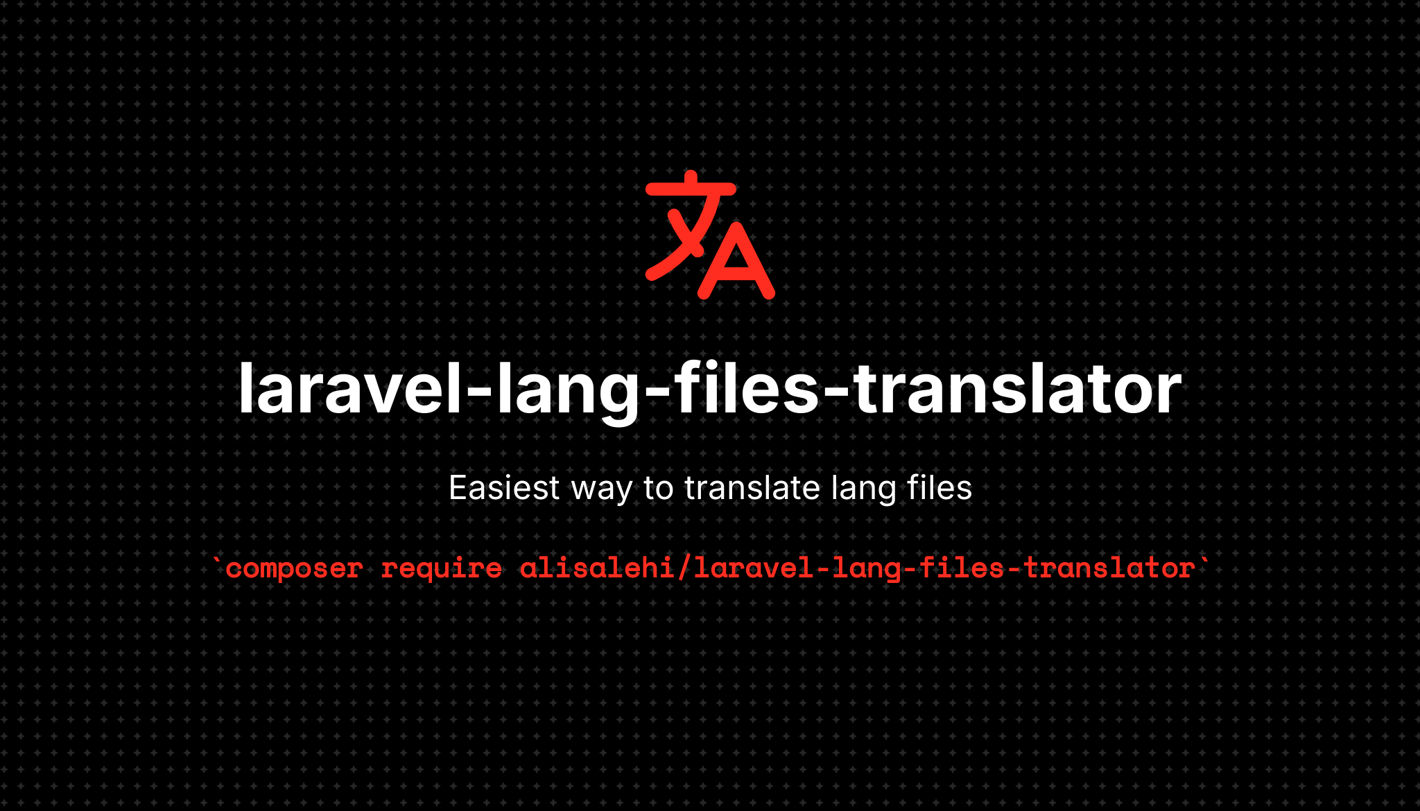 Laravel Lang Files Translator