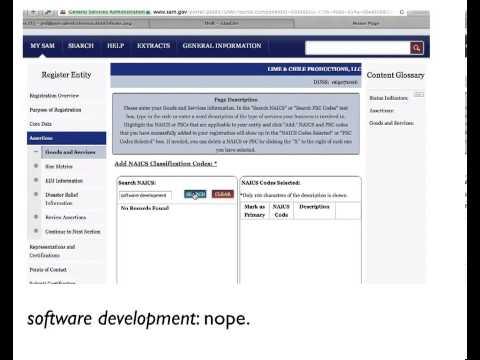 An overview of the SAM.gov registration process.