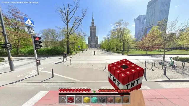 Minecraft Street View Animation by @0xverdao