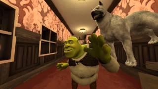  SFM  Shrek gets spooked.