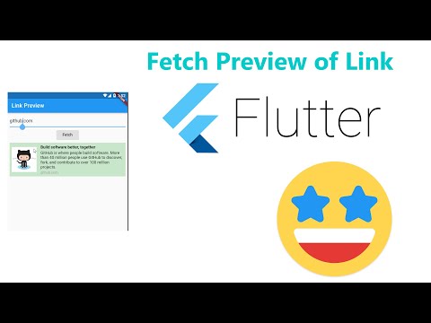 How to Fetch preview of link in flutter