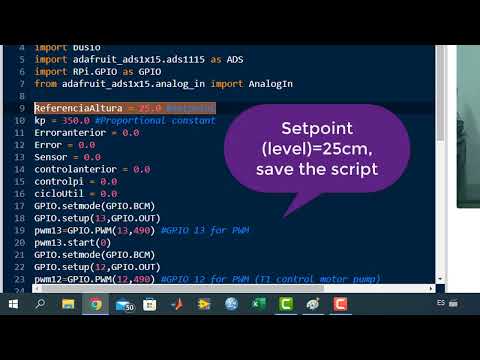 PI controller example (RaspyControlLab)