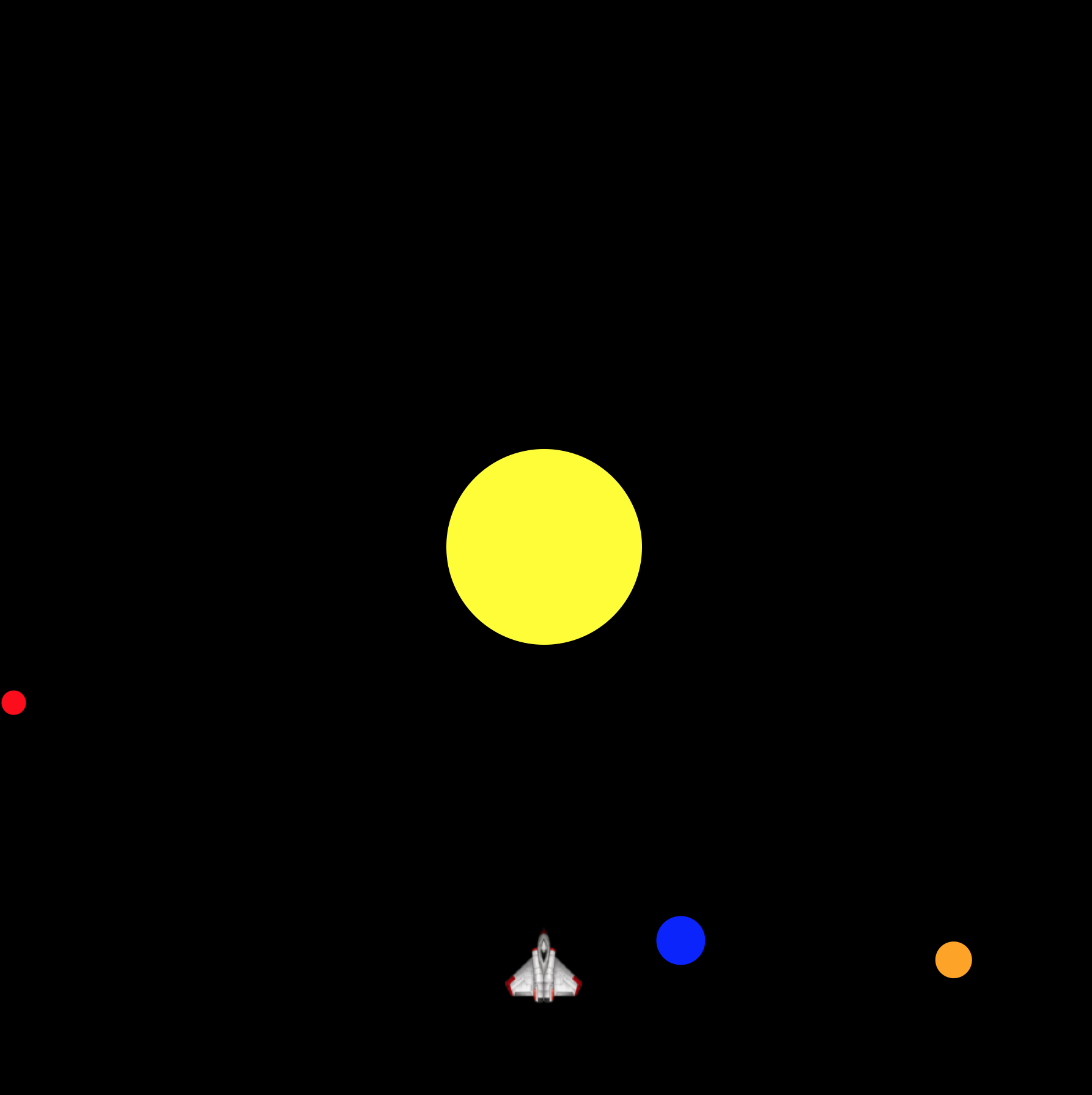 Screenshot: Gavity Simulation