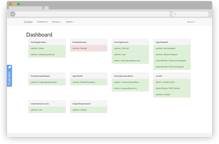 Dashboard Example Screenshot
