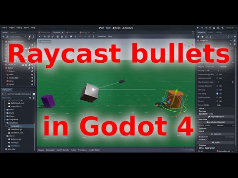 Raycast bullets in Godot
