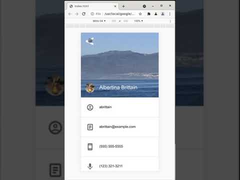 Video Link for Shared Element Transitions