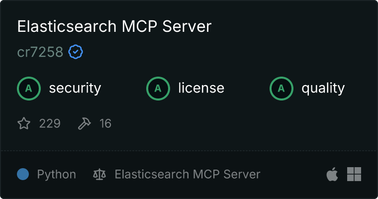 Elasticsearch MCP Server