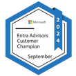 Entra Advisors Customer Champion | September 2024