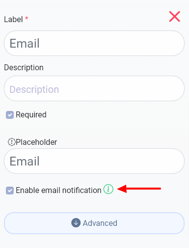 Email Notification form WordPress plugin