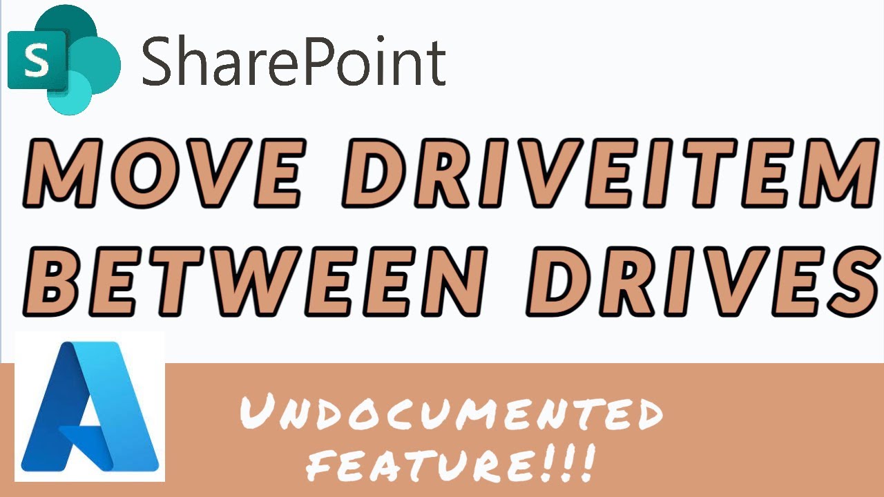 Graph API Fun - Undocumented feature - Move Drive Item between drives
