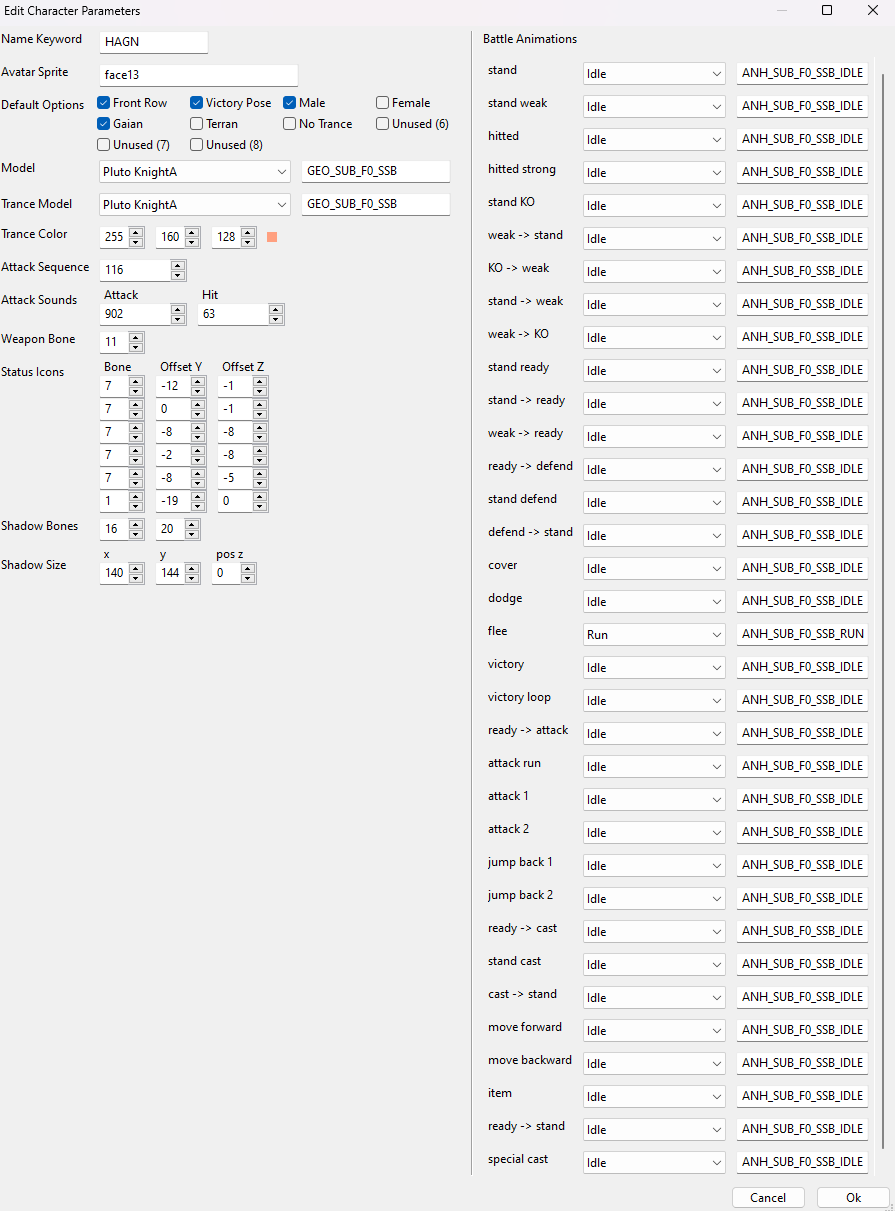 ChangeAdvancedParameters