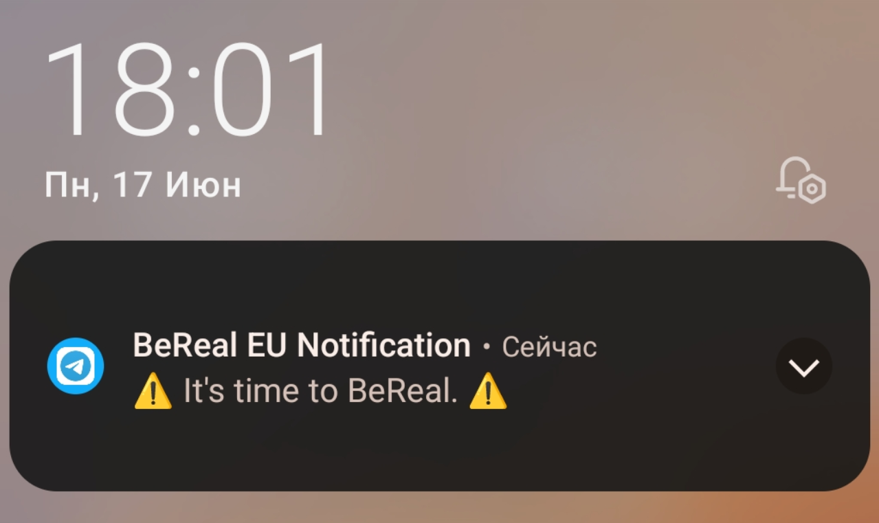 BeReal Notification Bot