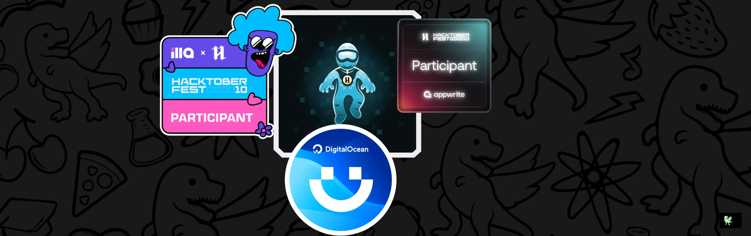 An image of @PulsatingGenius's Holopin badges