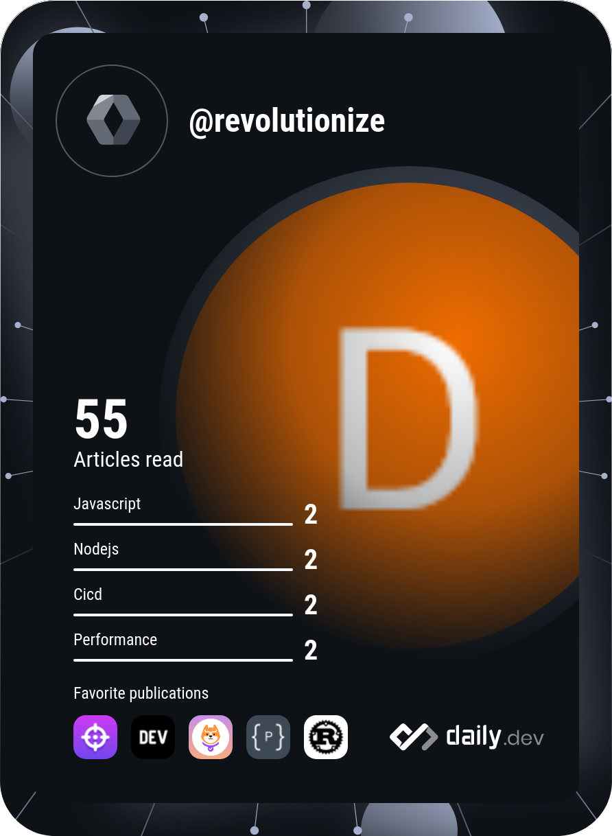 Django Dev's Dev Card