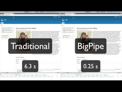 BigPipe demo video